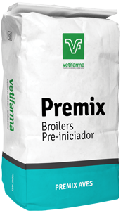 Bolsa generica premix aves broilers pre iniciador sitio